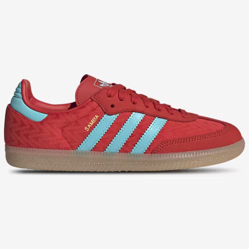 Adidas - Originals Samba OG | Red/Pulse Aqua/Gold Met