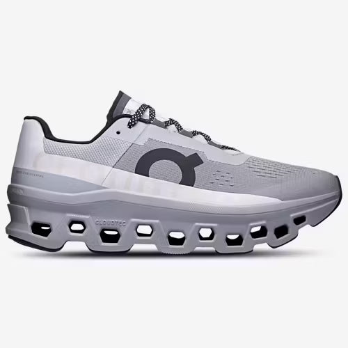 On Cloudmonster | Alloy/Silver