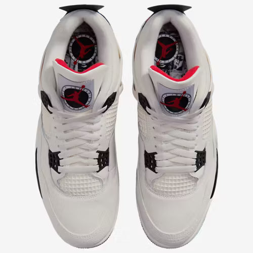 Jordan Air 4 Retro | Sail/Black