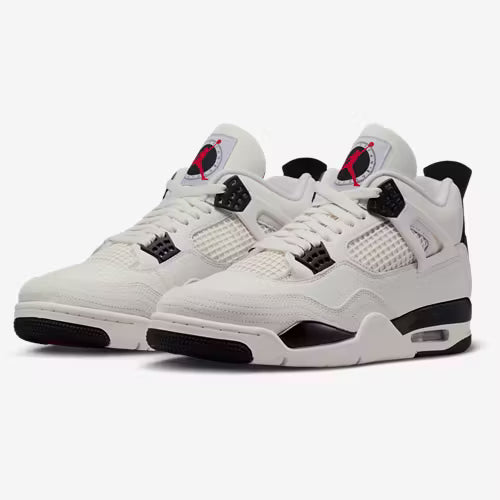 Jordan Air 4 Retro | Sail/Black