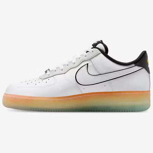Nike Air Force 1 '07 | Black/White/Orange Peel