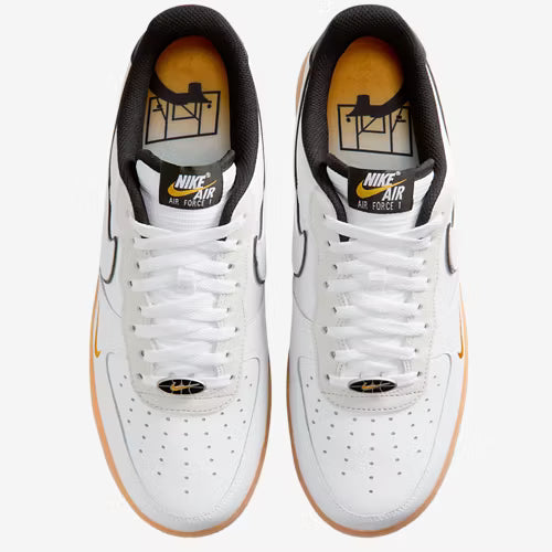 Nike Air Force 1 '07 | Black/White/Orange Peel